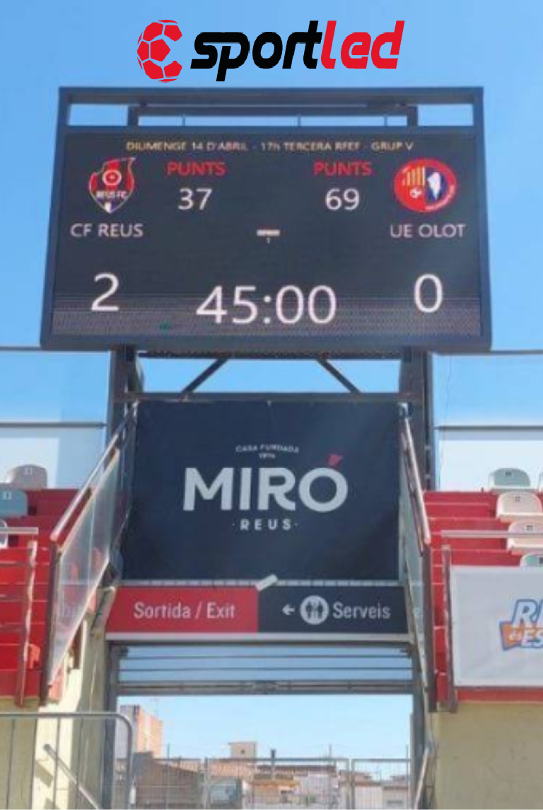 Videomarcadores LED para Fútbol en toda España – EsportLED