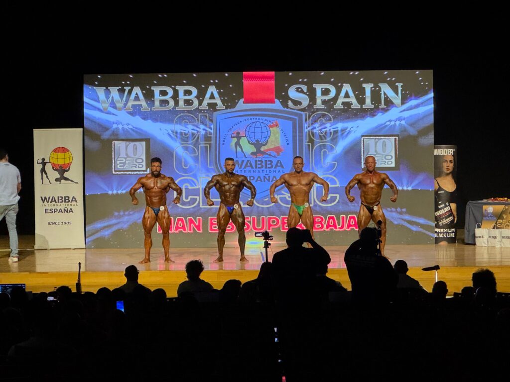 Pantallas LED de alquiler en el WABBA Spain Classic 2025 de culturismo en Tarragona
