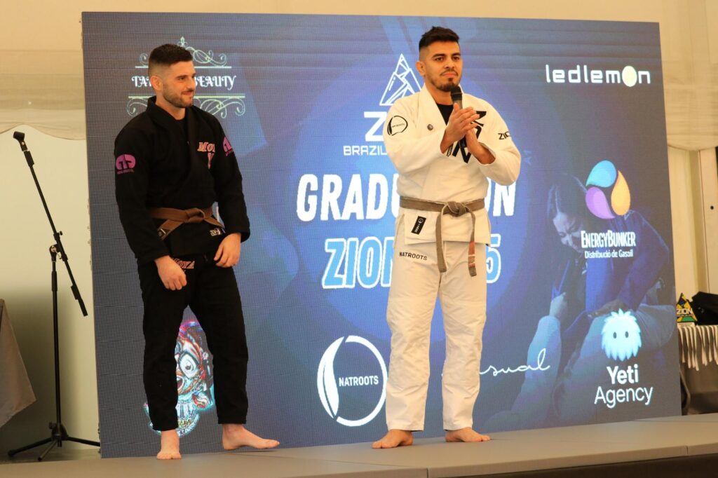 Pantallas LED de alquiler para la competición de jiu-jitsu ZION en Cambrils, Tarragona